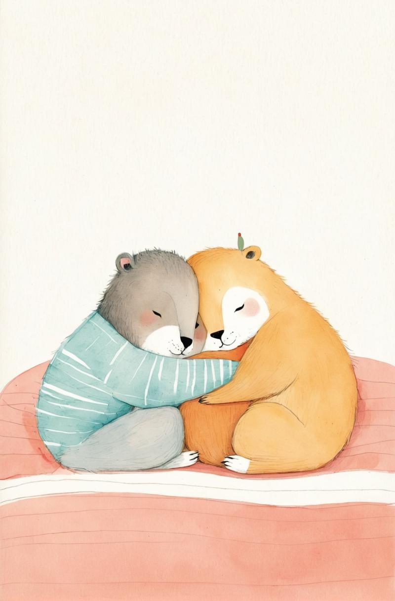 00153-happy friends cuddling, cute critters, by oliver jeffers.png